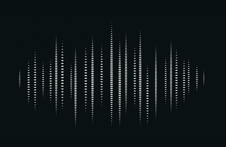 Sound wave or voice wave