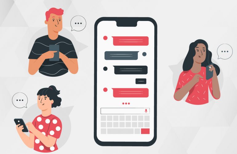 Messaging to connect to customers