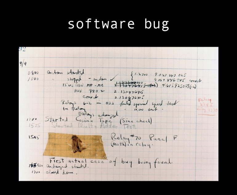 Origins of the term bug