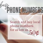 Buy phone numbers