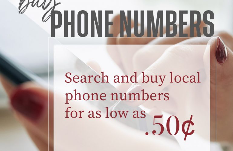 Buy phone numbers