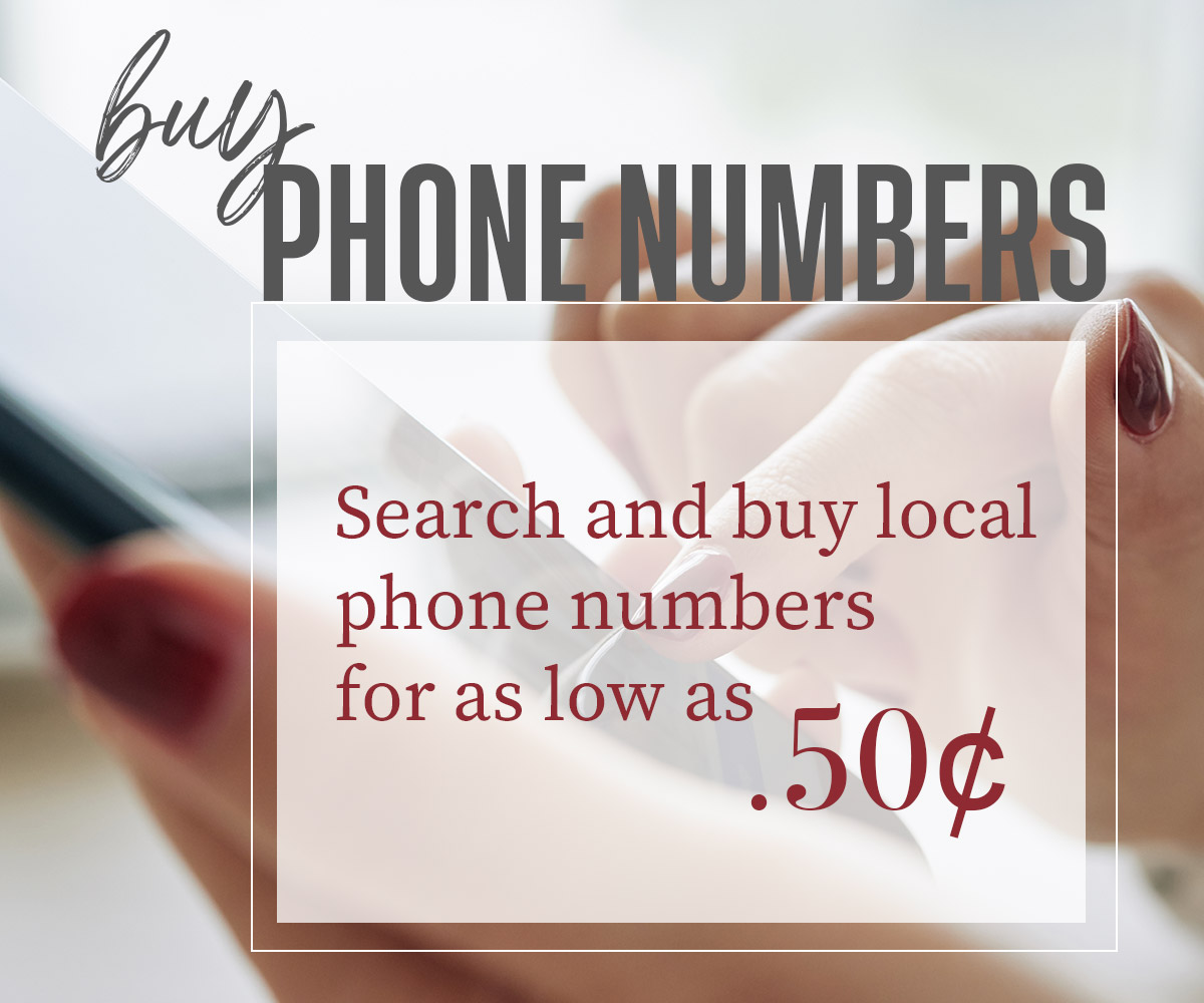Buy phone numbers